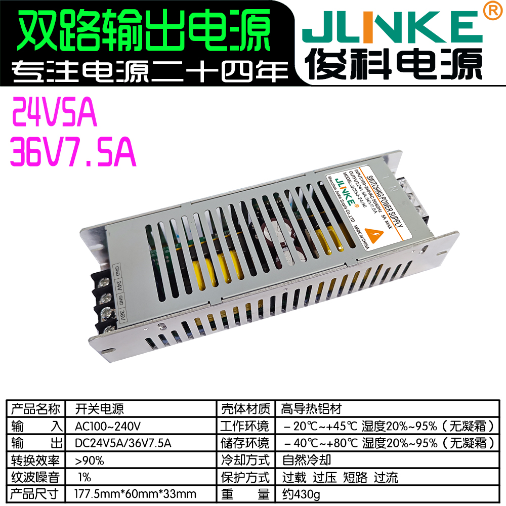 24V5A/36V7.5A